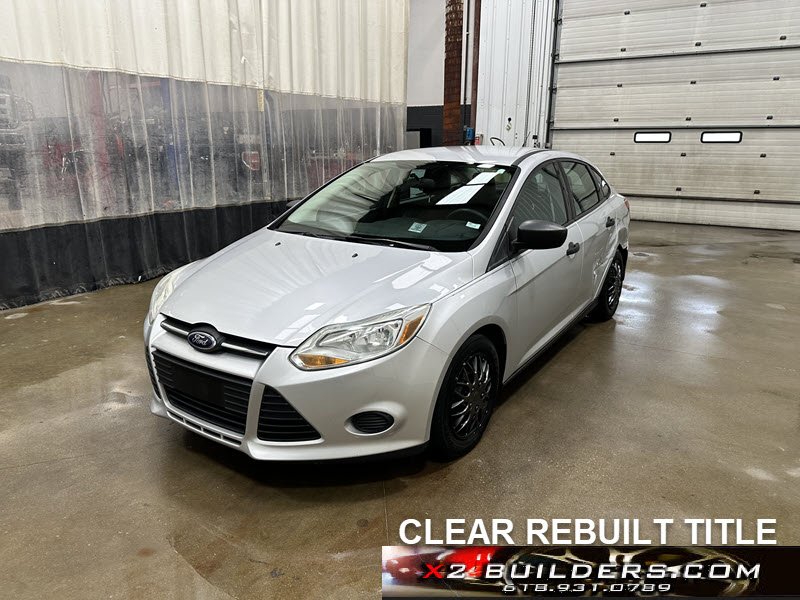 2014 Ford Focus S CLEAR REBUILT TITLE